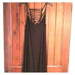 Black maxi dress